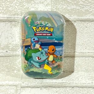 Pokemon Celebrations Mini Tin Starters Charmander Squirtle Bulbasaur NEW SEALED